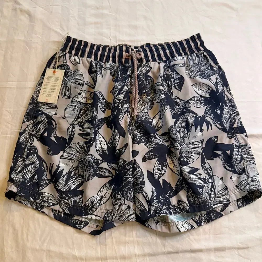 Maaji Men's Reversible Printed Mid Length Swimsuit Trunks 6